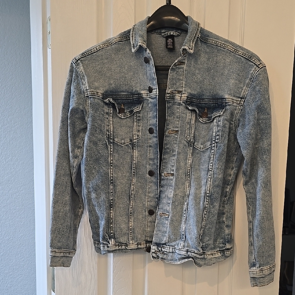 Denim Blue Women's Jacket By &Denim Size Small - Medium